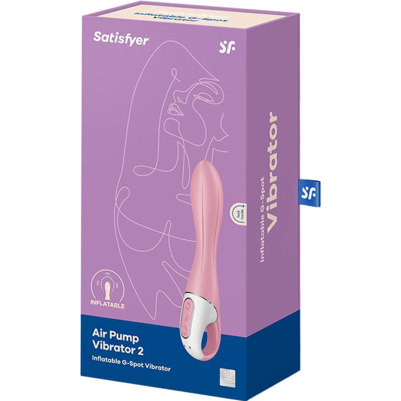 SATISFYER - AIR PUMP VIBRATOR 2 ROSA - Optelum