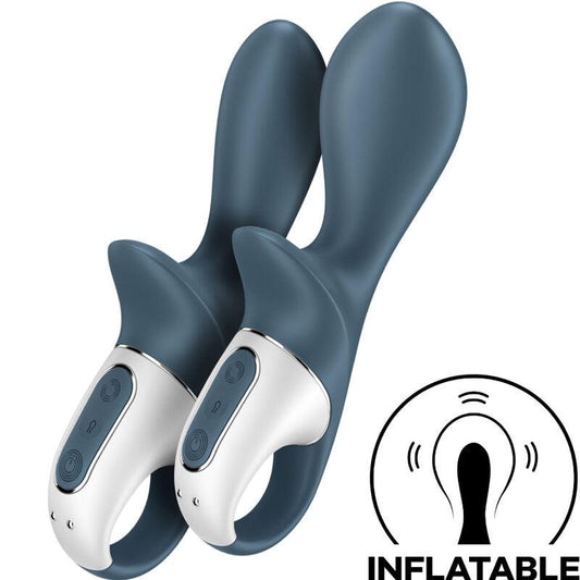 SATISFYER - AIR PUMP BOOTY 2 GRIS OSCURO - Optelum