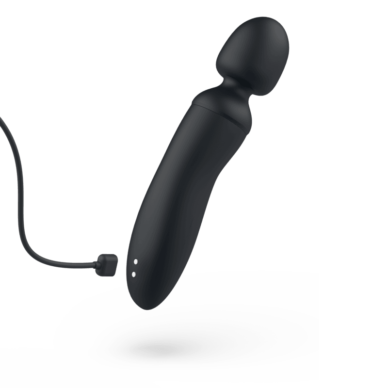 B SWISH - BTHRILLED VIBRADOR WAND PREMIUM NEGRO - Optelum