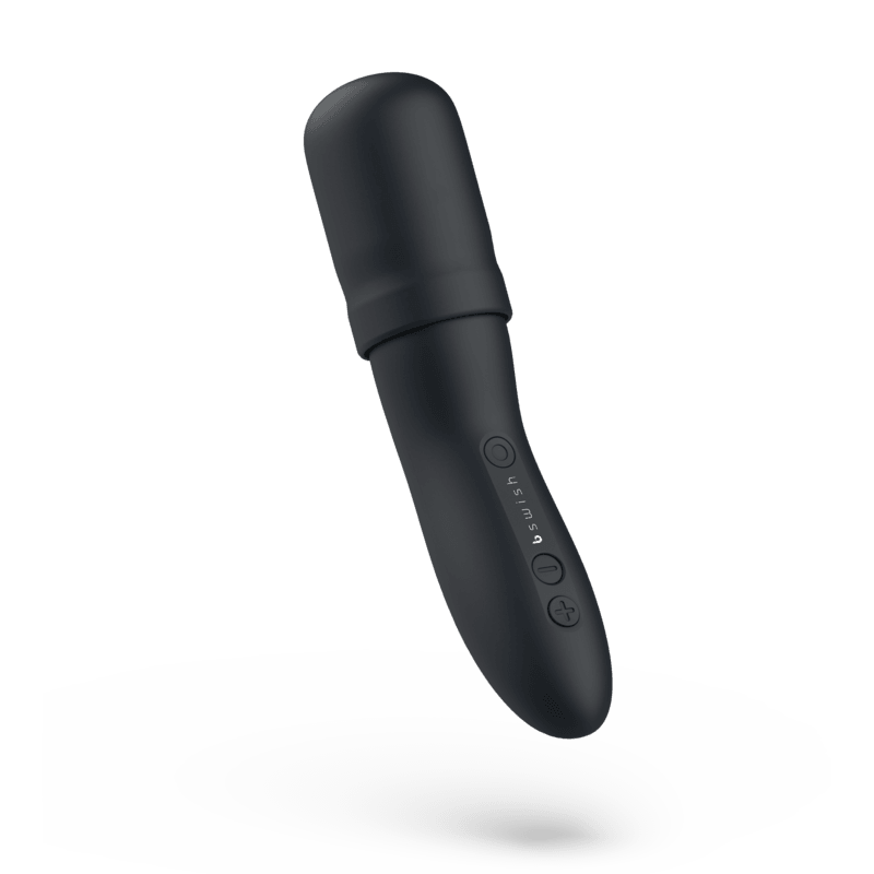 B SWISH - BTHRILLED VIBRADOR WAND PREMIUM NEGRO - Optelum