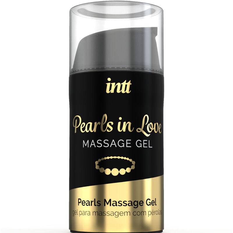 INTT MASSAGE & ORAL SEX - PEARLS IN LOVE CON COLLAR DE PERLAS Y GEL DE SILICONA - Optelum