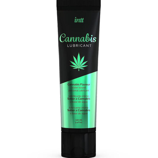 INTT LUBRICANTS - LUBRICANTE INTIMO BASE AGUA CON SABOR A CANNABIS - Optelum
