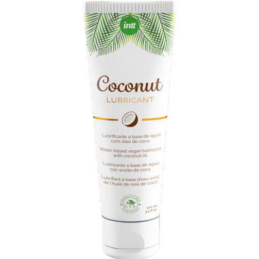 INTT - LUBRICANTE VEGANO A BASE DE AGUA CON SABOR INTENSO A COCO - Optelum
