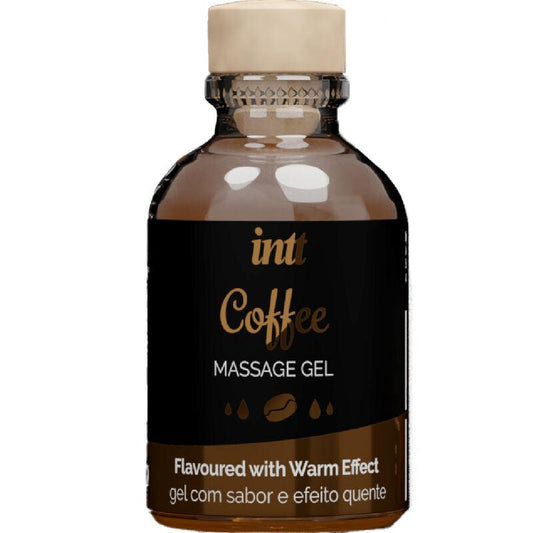 INTT MASSAGE & ORAL SEX - GEL DE MASAJE SABOR A CAFÉ EFECTO CALOR - Optelum