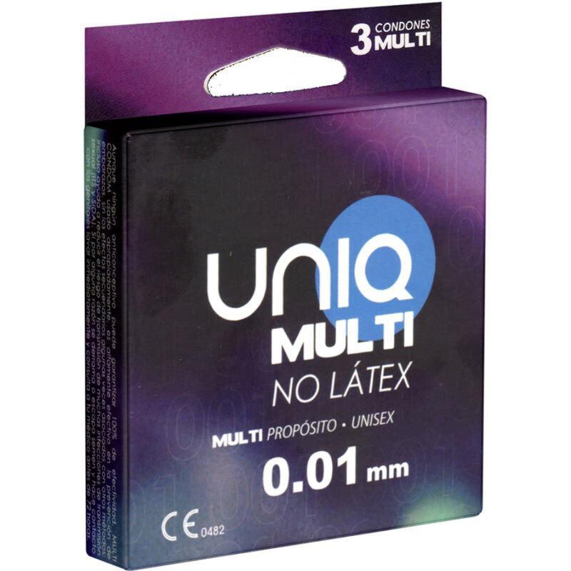 UNIQ - MULTI PRESERVATIVOS SIN LATEX 3 UNIDADES - Optelum