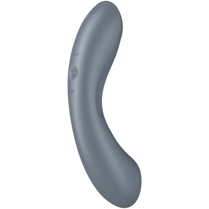 SATISFYER - CURVE TRINITY 1 AIR PULSE VIBRATION ROJO - Optelum