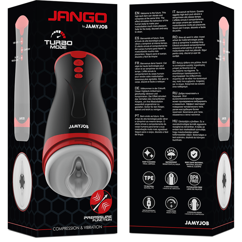 JAMYJOB - JANGO MASTURBADOR DE COMPRENSIÓN Y VIBRACIÓN - Optelum