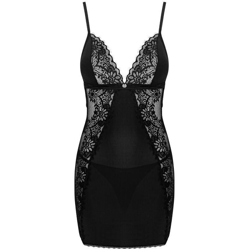 OBSESSIVE - MADERRIS CHEMISE & TANGA XL/XXL - Optelum