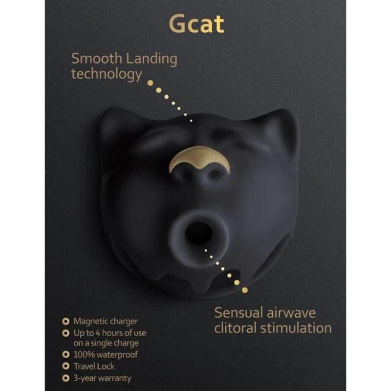G-VIBE - GCAT MYSTIC SUCCIONADOR DE CLÍTORIS NEGRO - Optelum