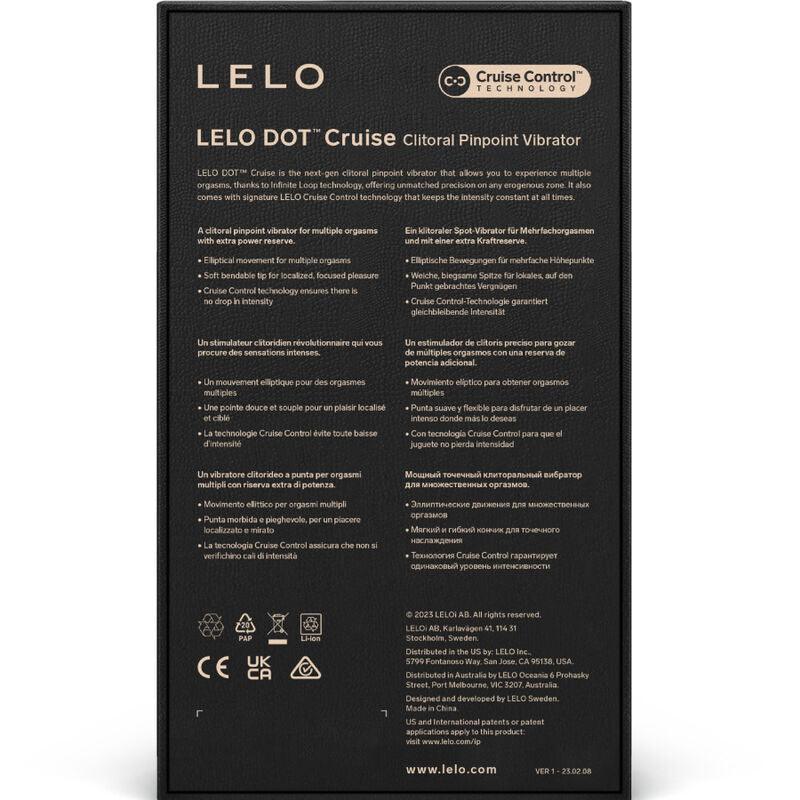 LELO - DOT CRUISE ESTIMULADOR DE CLÍTORIS NARANJA OCRE - Optelum