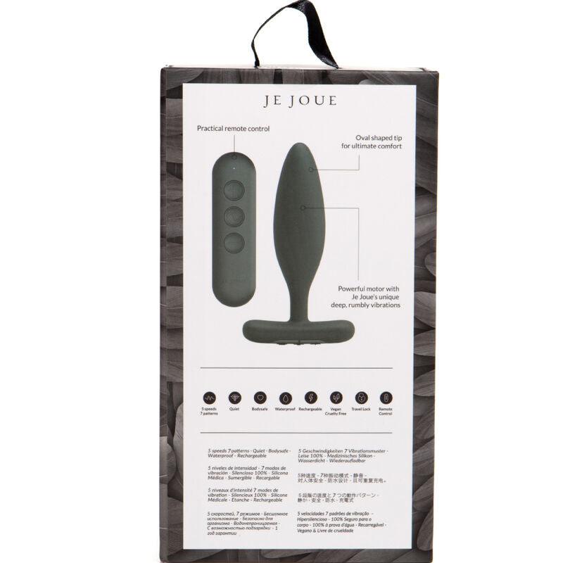 JE JOUE - VESTA PLUG ANAL VIBRADOR NEGRO - Optelum