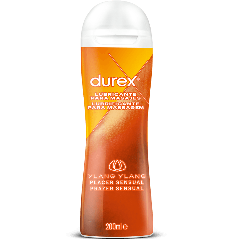 DUREX - MASAJE 2 EN 1 SENSUAL YLANG YLANG 200 ML - Optelum
