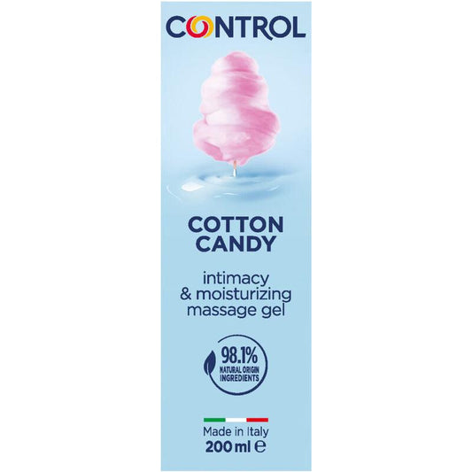 CONTROL - MASAJE GEL 3 EN 1 ALGODÓN DE AZÚCAR 200 ML - Optelum