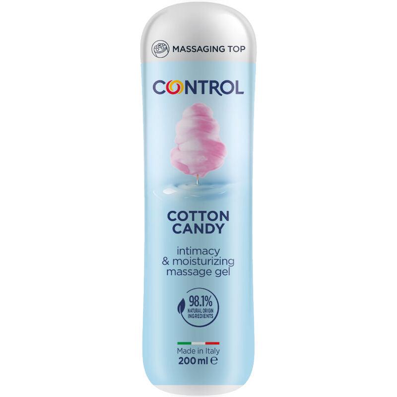 CONTROL - MASAJE GEL 3 EN 1 ALGODÓN DE AZÚCAR 200 ML - Optelum