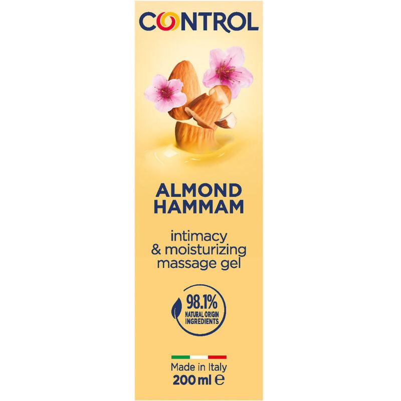 CONTROL - MASAJE GEL 3 EN 1 LECHE DE ALMENDRA 200 ML - Optelum