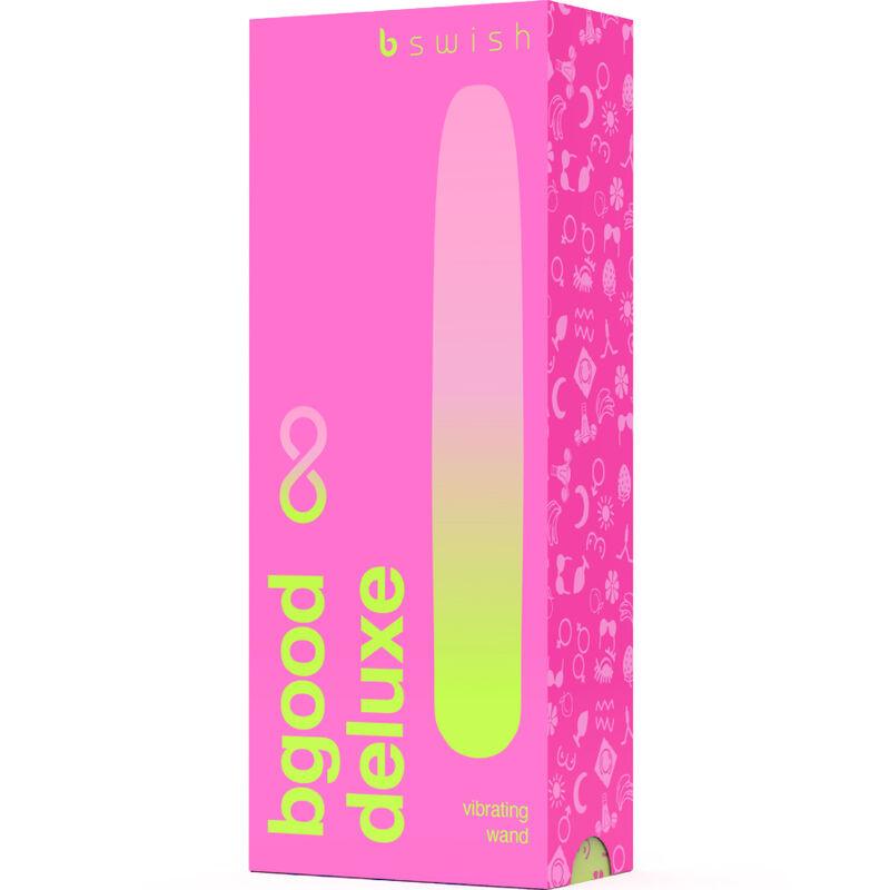 B SWISH - BGOOD INFINITE DELUXE VIBRADOR RECARGABLE SILICONA ROSA - Optelum