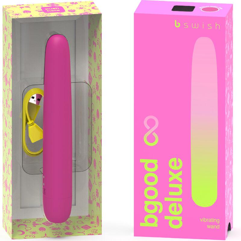 B SWISH - BGOOD INFINITE DELUXE VIBRADOR RECARGABLE SILICONA ROSA - Optelum