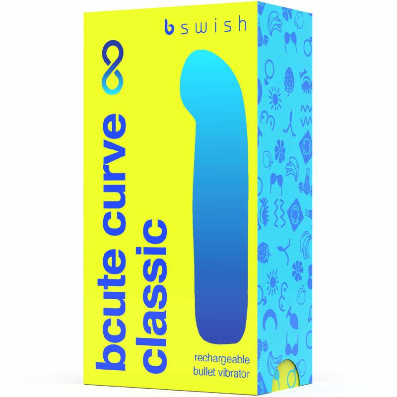 B SWISH - BCUTE CURVE INFINITE CLASSIC VIBRADOR RECARGABLE SILICONA AMARILLO - Optelum