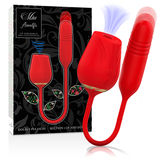 MIA - AMALFI DOBLE PLEASURE SUCCIÓN + UP AND DOWN - Optelum