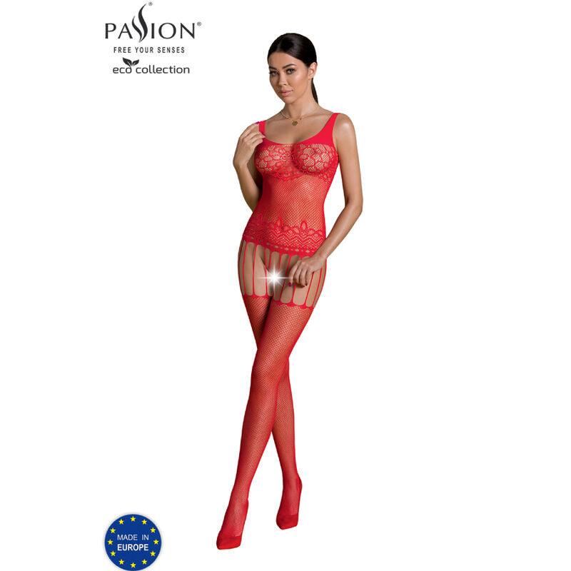 PASSION - ECO COLLECTION BODYSTOCKING ECO BS001 NEGRO - Optelum