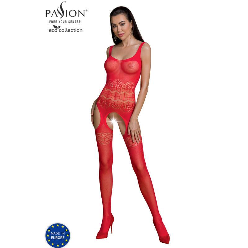 PASSION - ECO COLLECTION BODYSTOCKING ECO BS005 NEGRO - Optelum