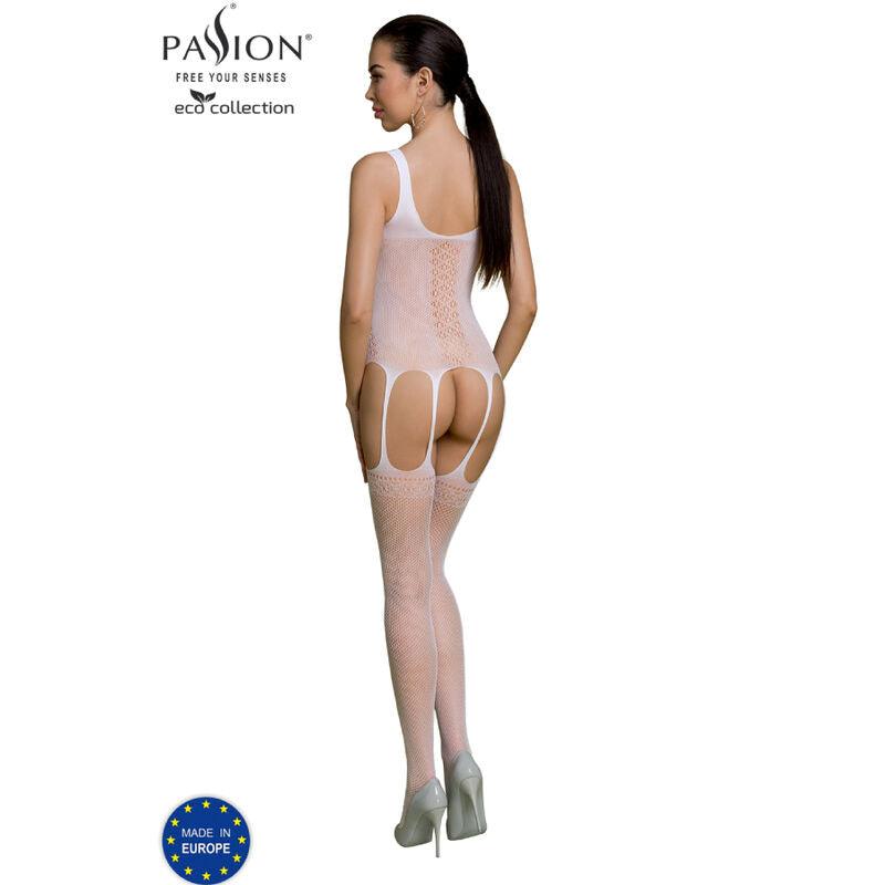 PASSION - ECO COLLECTION BODYSTOCKING ECO BS007 ROJO - Optelum
