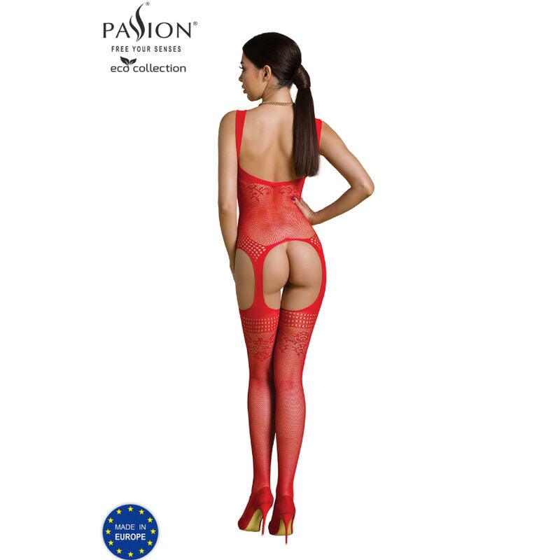 PASSION - ECO COLLECTION BODYSTOCKING ECO BS008 NEGRO - Optelum