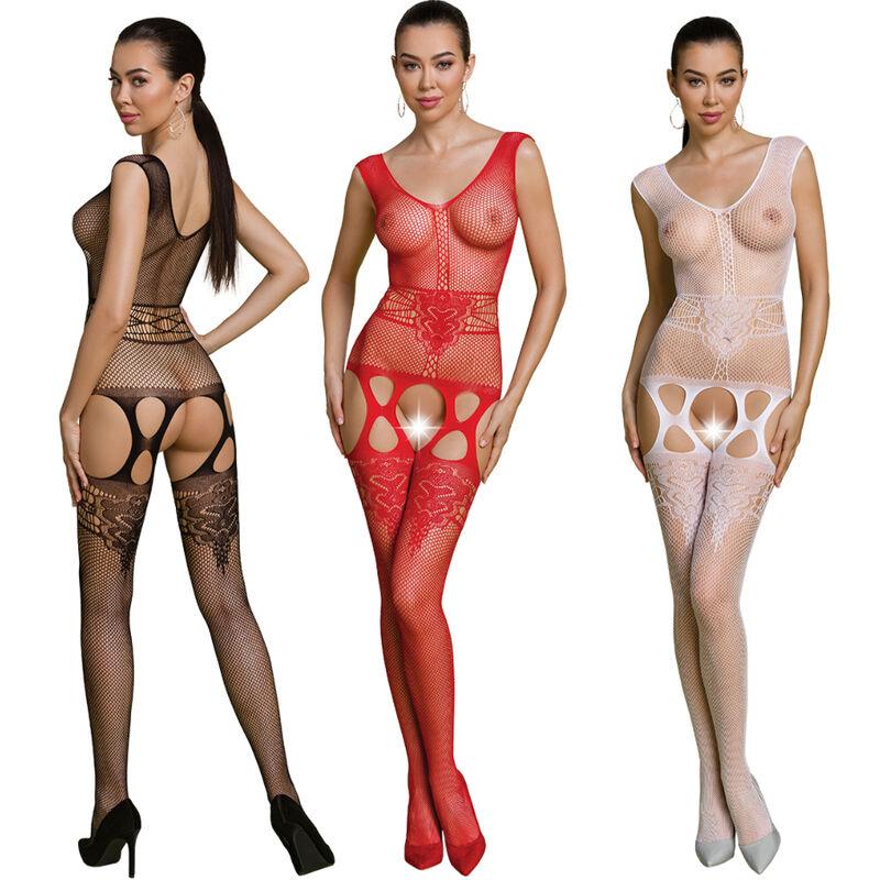 PASSION - ECO COLLECTION BODYSTOCKING ECO BS014 NEGRO - Optelum