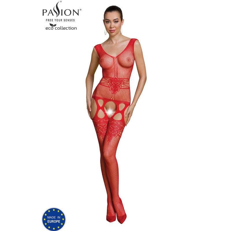 PASSION - ECO COLLECTION BODYSTOCKING ECO BS014 NEGRO - Optelum