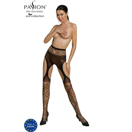 PASSION - ECO COLLECTION BODYSTOCKING ECO S005 NEGRO - Optelum