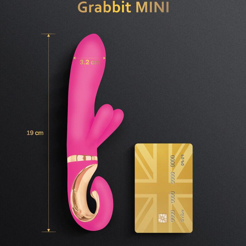 G-VIBE - GRABBIT MINI VIBRADOR SILICIONA ROSA - Optelum