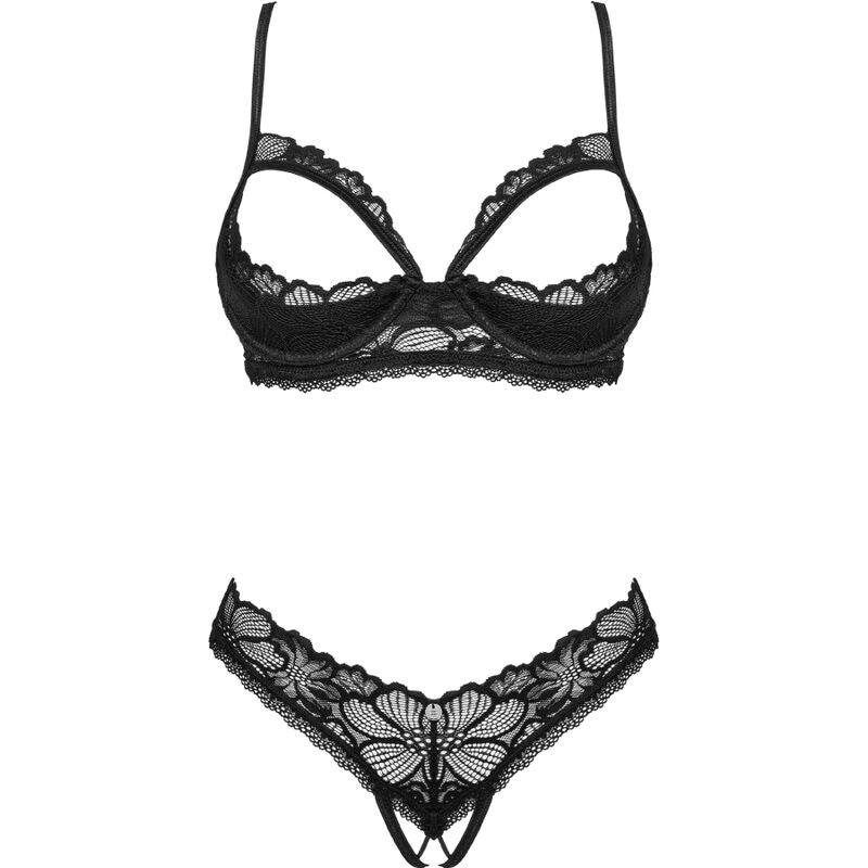 OBSESSIVE - SERAFIA SET DOS PIEZAS CUPLESS XL/XXL - Optelum