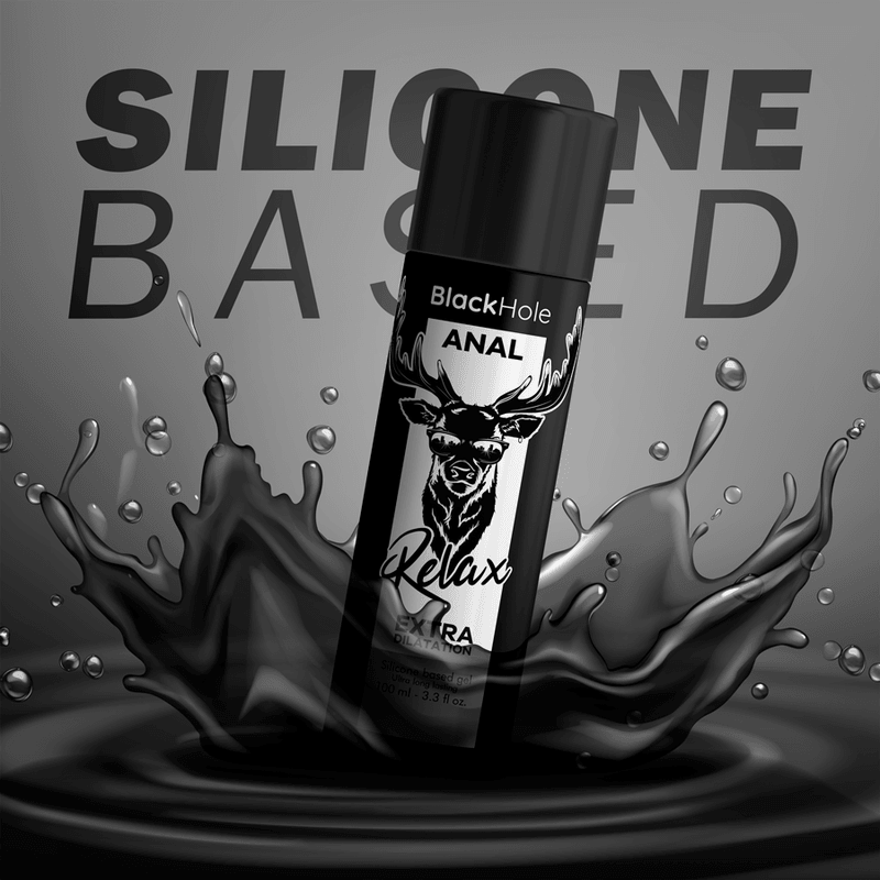 BLACK HOLE - BASE SILICONA CONCENTRADA DILATACION ANAL 100 ML - Optelum