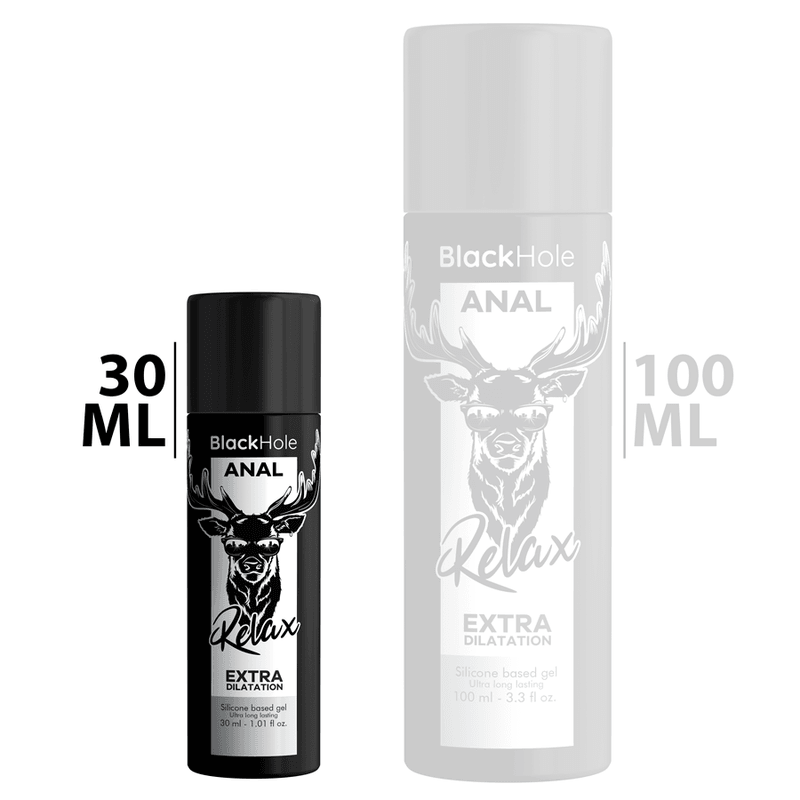 BLACK HOLE - BASE SILICONA CONCENTRADA DILATACION ANAL 30 ML - Optelum