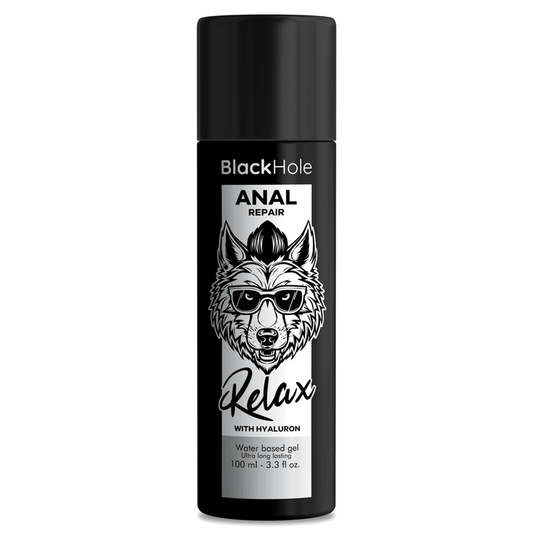 BLACK HOLE - ANAL REPAIR BASE AGUA RELAX CON HYALURON 100 ML - Optelum