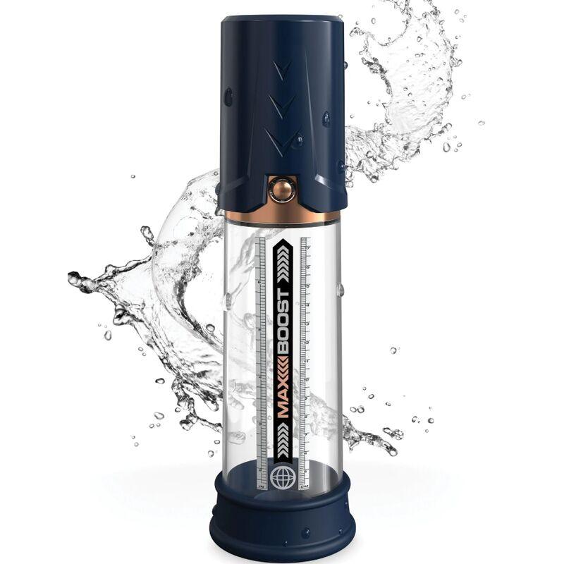 PUMP WORX - BOMBA DE ERECCION MAX BOOST AZUL - Optelum