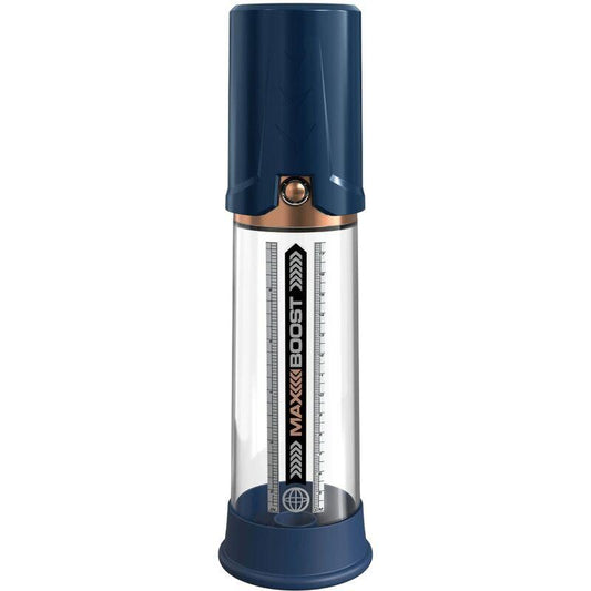 PUMP WORX - BOMBA DE ERECCION MAX BOOST AZUL - Optelum
