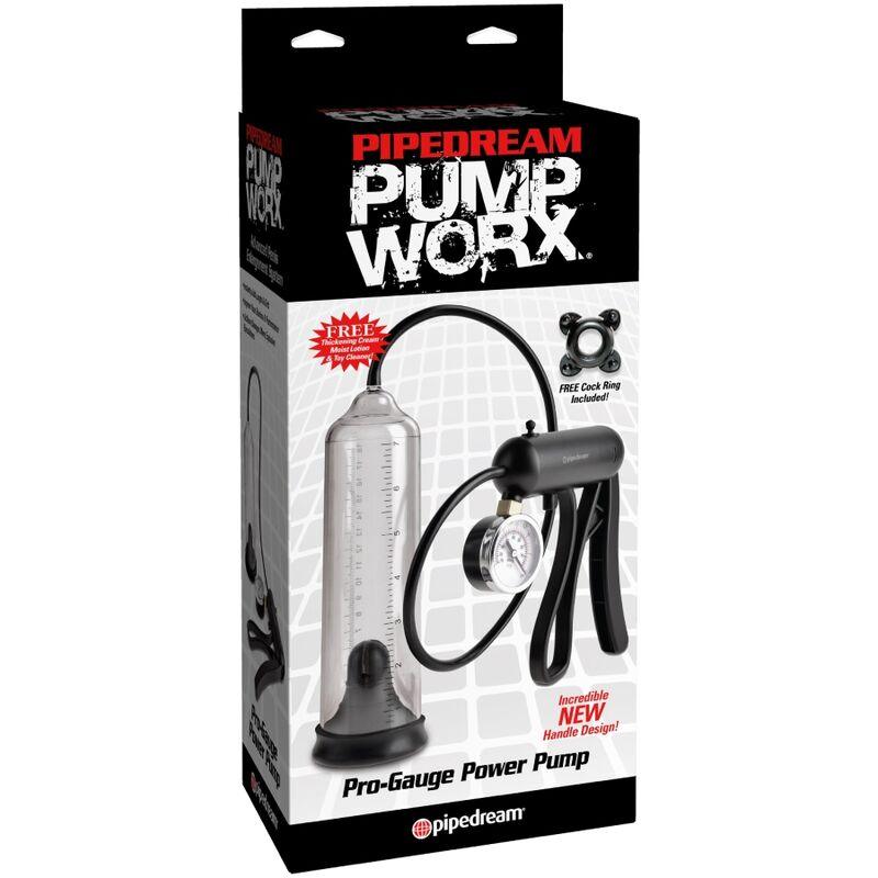 PUMP WORX - BOMBA DE POTENCIA PRO-GAUGE TRANSPARENTE - Optelum