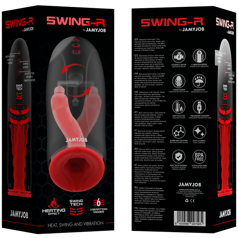 JAMYJOB - SWING-R MASTURBADOR DE CALOR, OSCILACIÓN Y VIBRACIÓN - Optelum