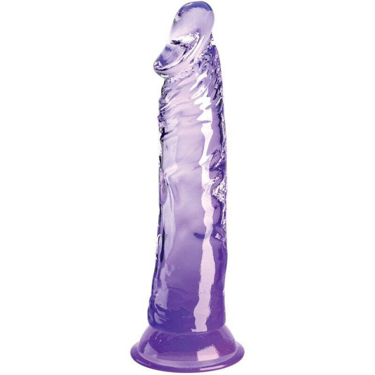 KING COCK - CLEAR PENE REALISTICO 19.7 CM MORADO - Optelum