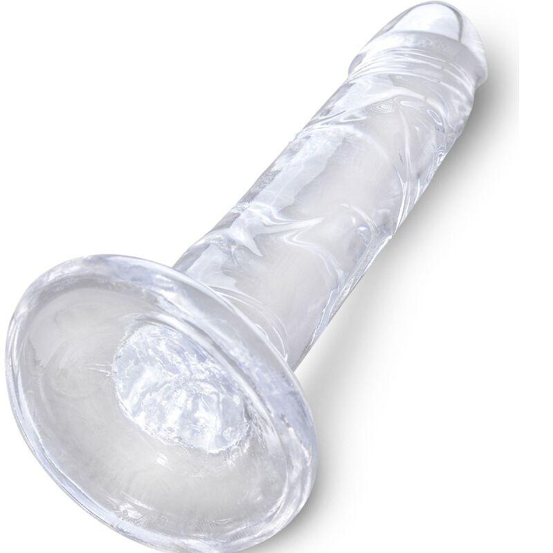 KING COCK - CLEAR PENE REALISTICO 15.5 CM TRANSPARENTE - Optelum