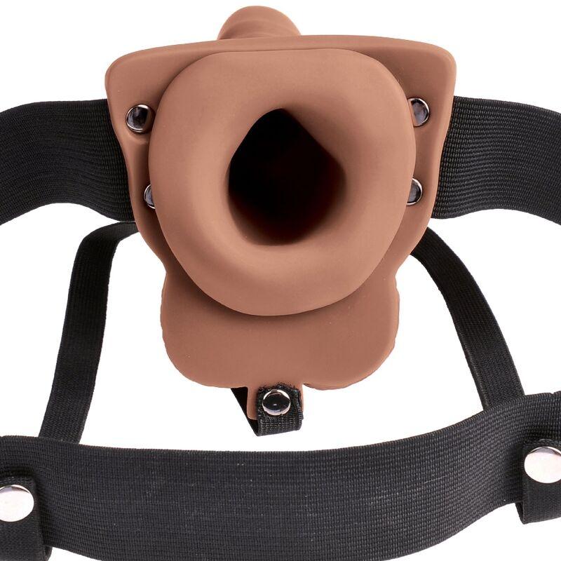 FETISH FANTASY SERIES - ARNES AJUSTABLE PENE REALISTICO CON TESTICULOS RECARGABLE Y VIBRADOR 15 CM - Optelum