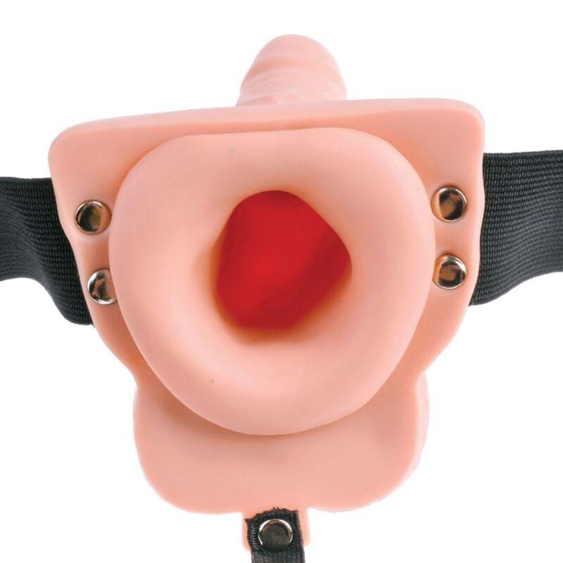 FETISH FANTASY SERIES - ARNES AJUSTABLE CONTROL REMOTO PENE REALISTICO CON TESTICULOS RECARGABLE Y VIBRADOR 15 CM - Optelum