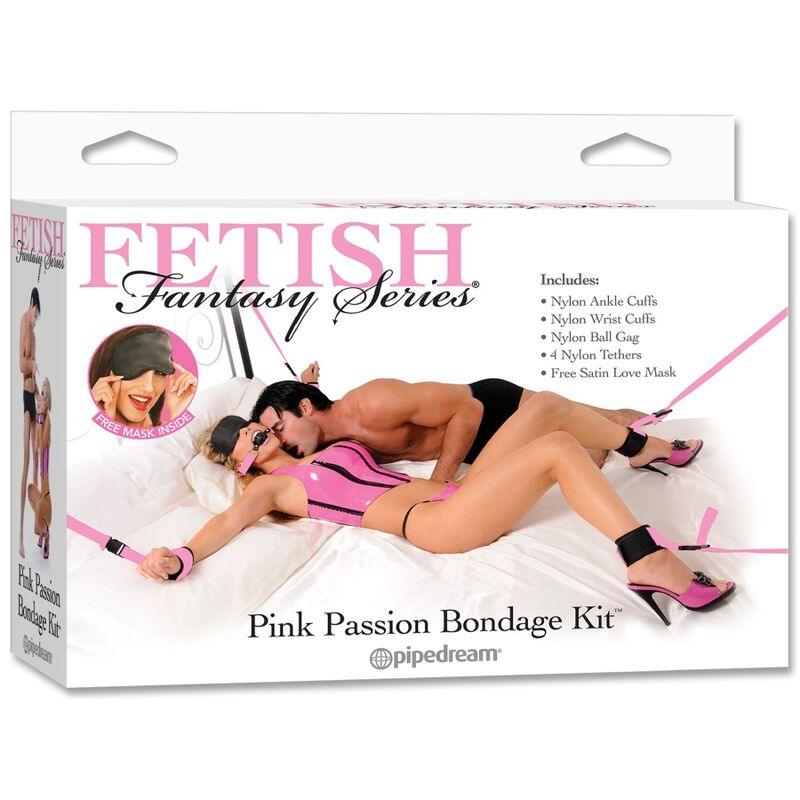 FETISH FANTASY SERIES - KIT BONDAGE ROSA - Optelum