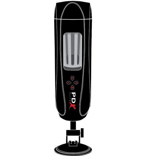 PDX ELITE - MASTURBADOR STROKER ULTIMATE MILKER 2 GIRATORIO Y VIBRADOR - Optelum