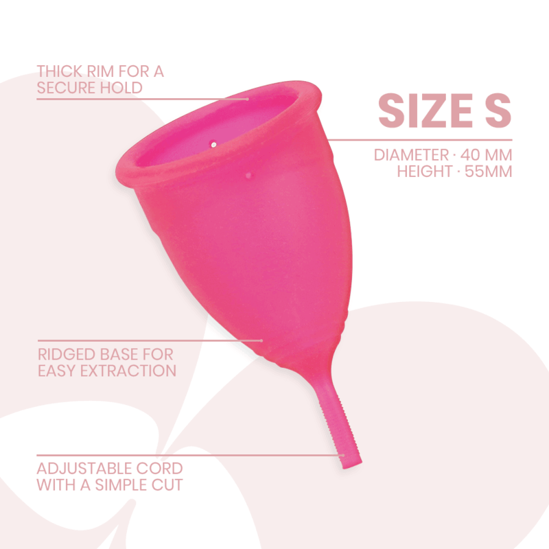 INTIMICHIC - COPA MENSTRUAL SILICONA MEDICA - TALLA S - Optelum