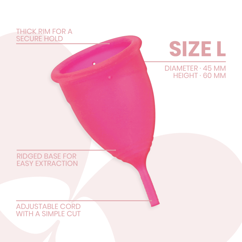 INTIMICHIC - COPA MENSTRUAL SILICONA MEDICA - TALLA L - Optelum