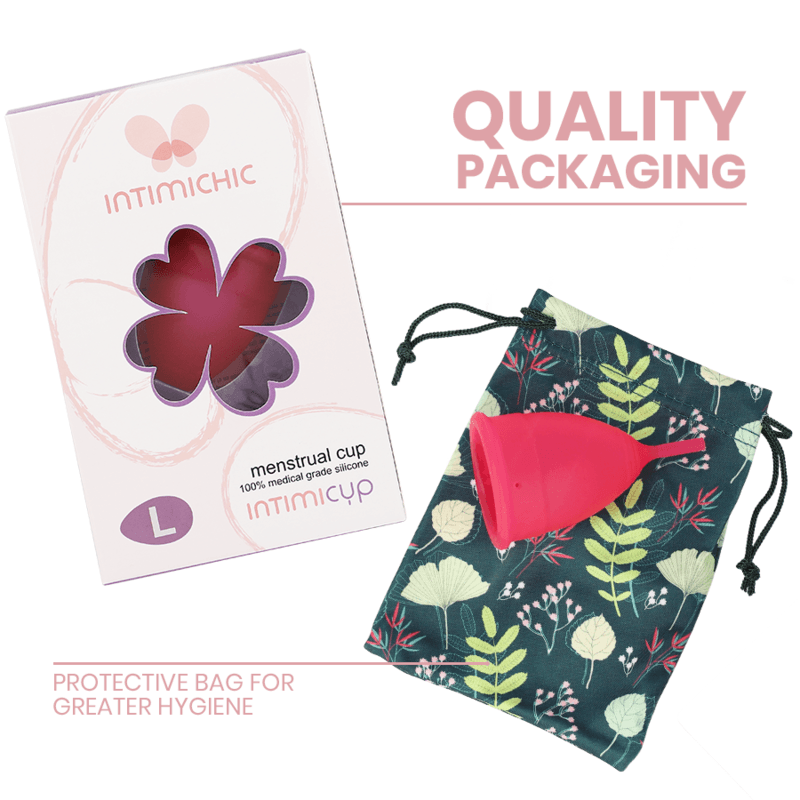 INTIMICHIC - COPA MENSTRUAL SILICONA MEDICA - TALLA L - Optelum