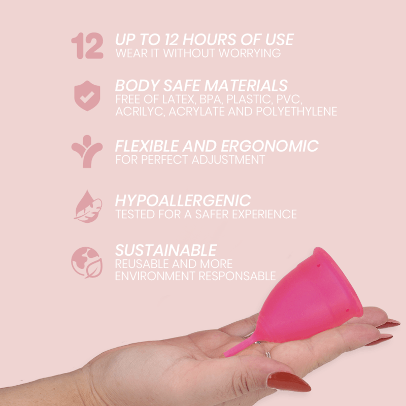 INTIMICHIC - COPA MENSTRUAL SILICONA MEDICA - TALLA L - Optelum