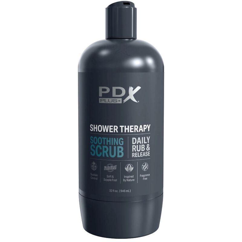 PDX PLUS - MASTURBADOR STROKER DISEÑO DISCRETO DE BOTE CHAMPU SOOTHING SCRUB - Optelum